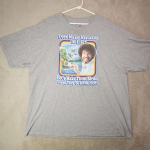 Bob Ross t shirt printed size 3XL
